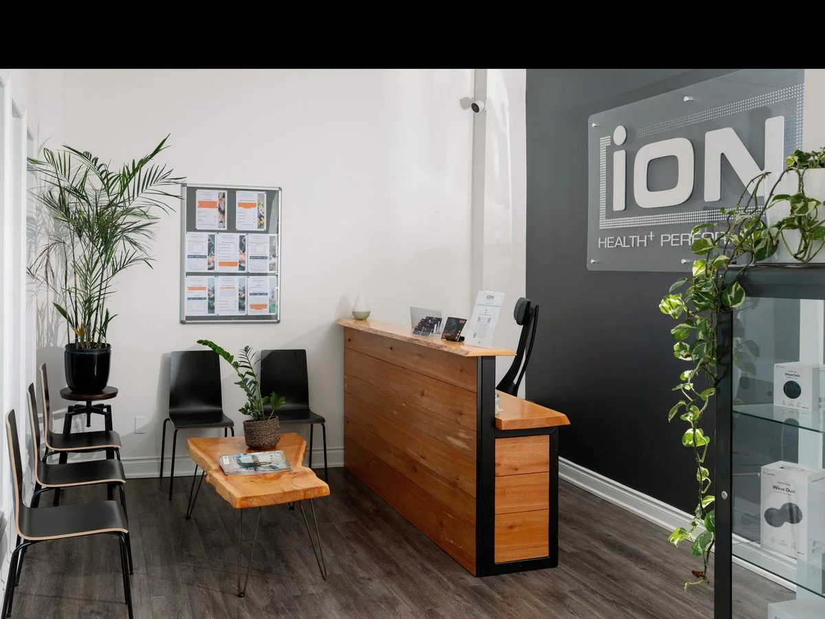 iON Health + Performance reception, Guelph